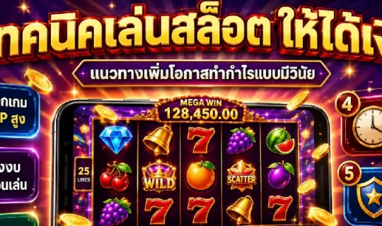 เทคนิคเล่นสล็อต ให้ได้เงิน