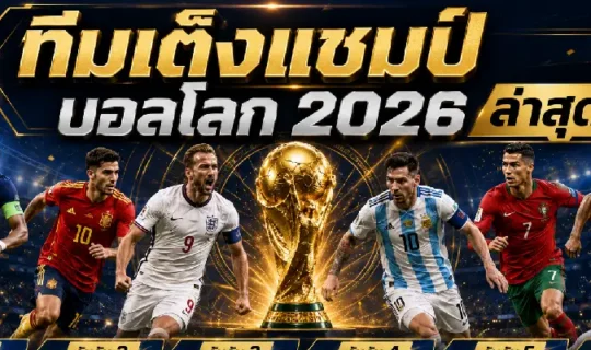 ทีมเต็งแชมป์บอลโลก 2026 ล่าสุด