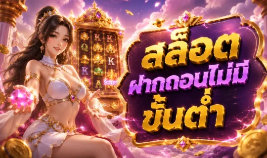 สล็อตฝากถอนไม่มีขั้นต่ำ